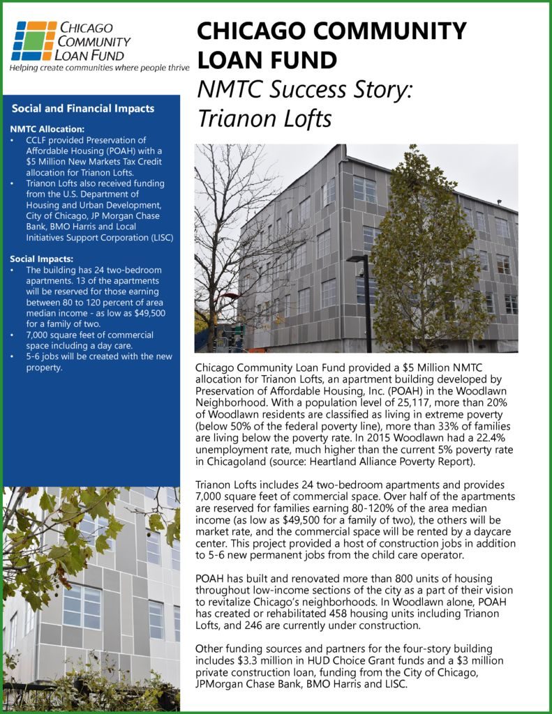 thumbnail of CCLF NMTC Success Stories