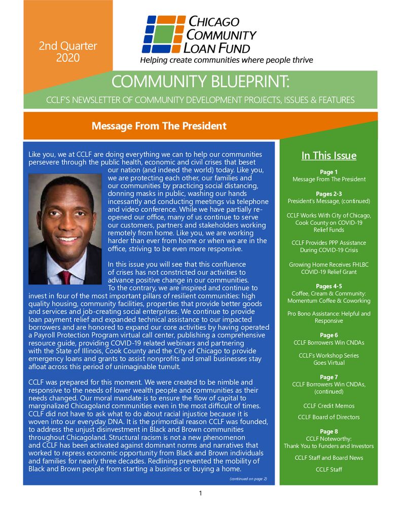 2nd Quarter 2020 Newsletter