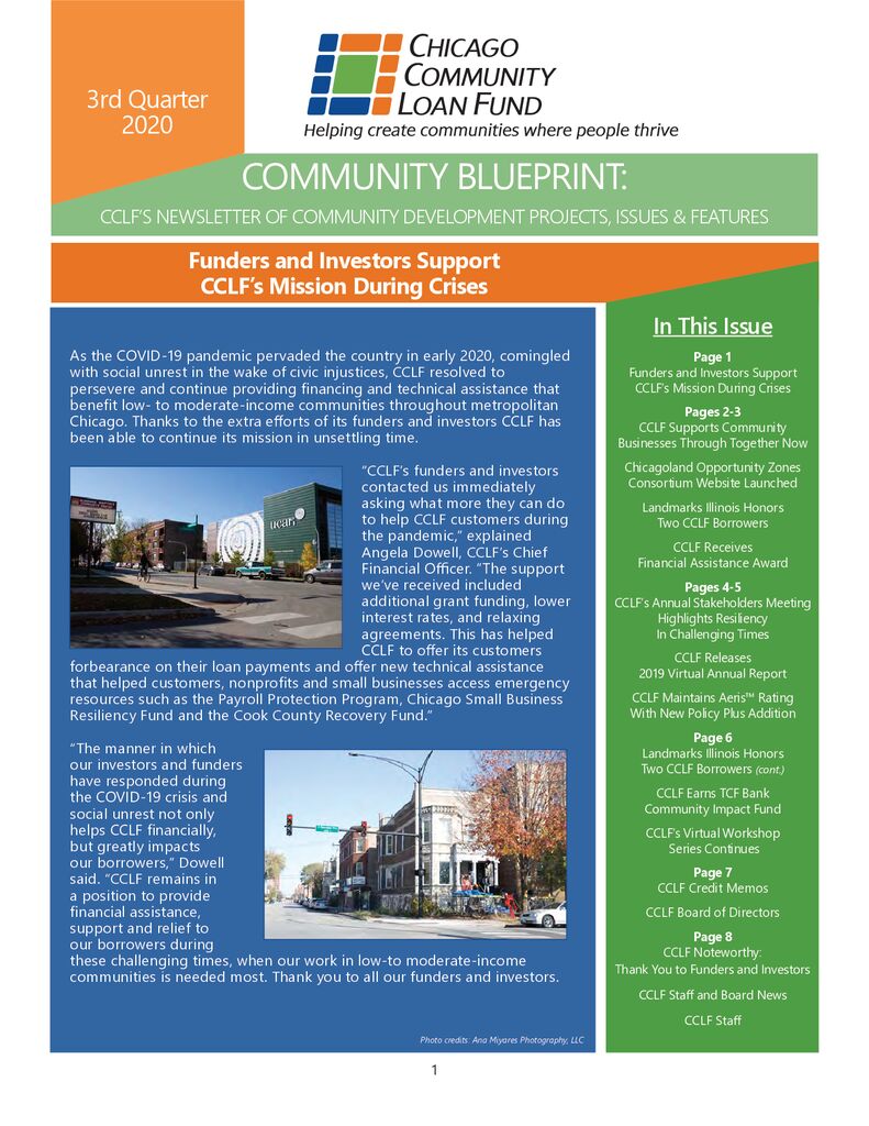 3rd Quarter 2020 Newsletter