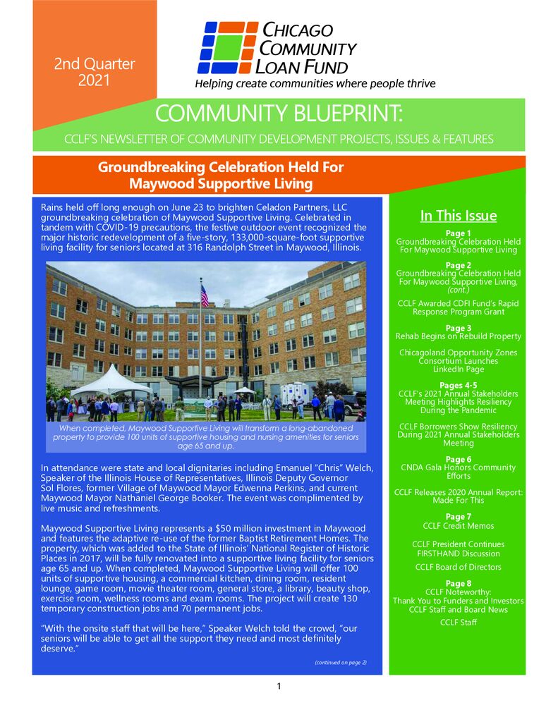 2nd Quarter 2021 Newsletter