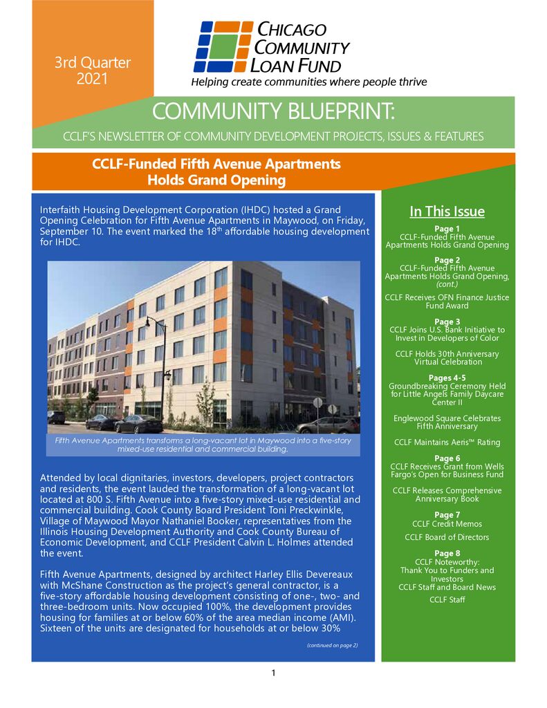 3rd Quarter 2021 Newsletter