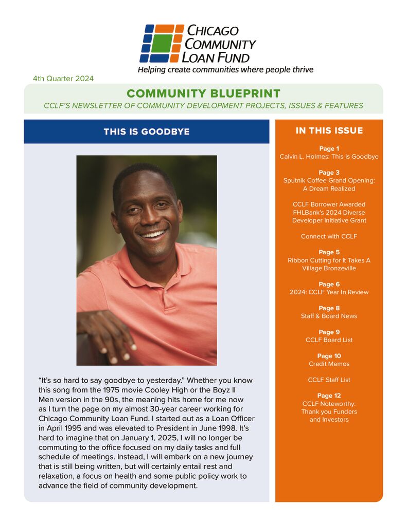 4th Quarter 2024 Newsletter 4th Quarter 2024 Newsletter