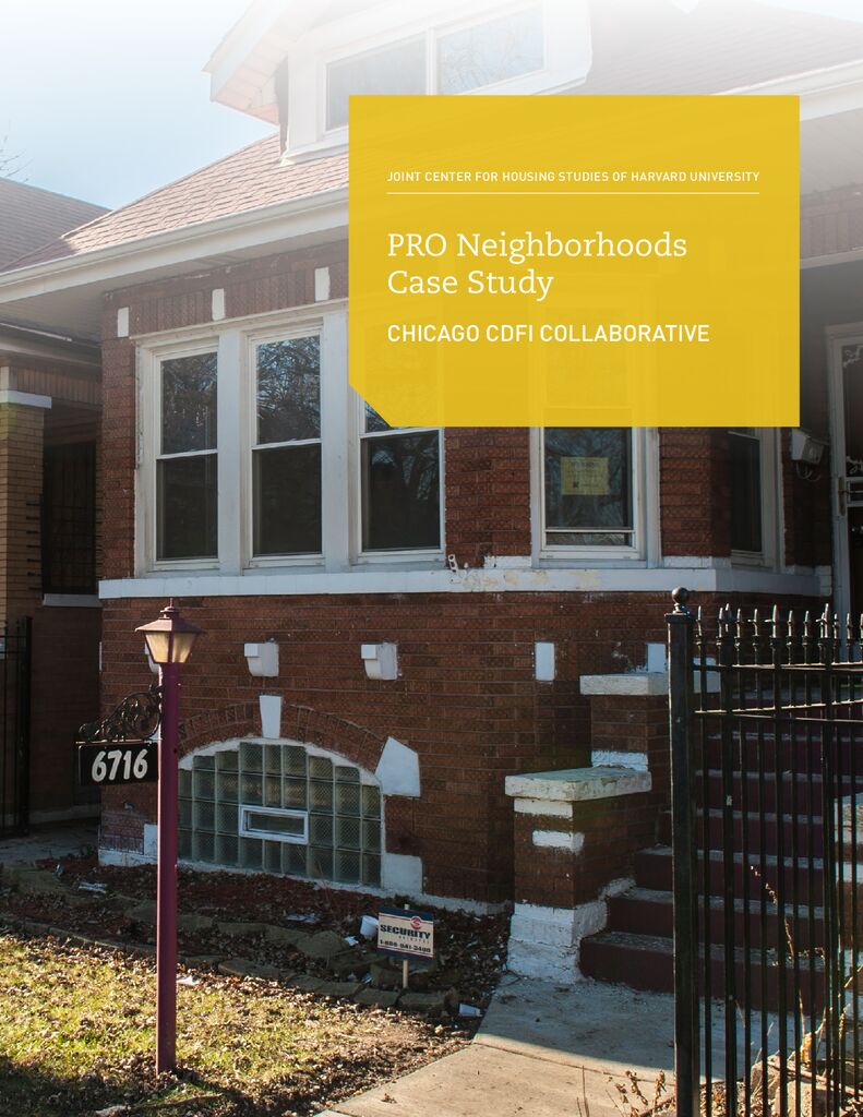 PRO Neighborhoods Case Study – Chicago CDFI Collaborative