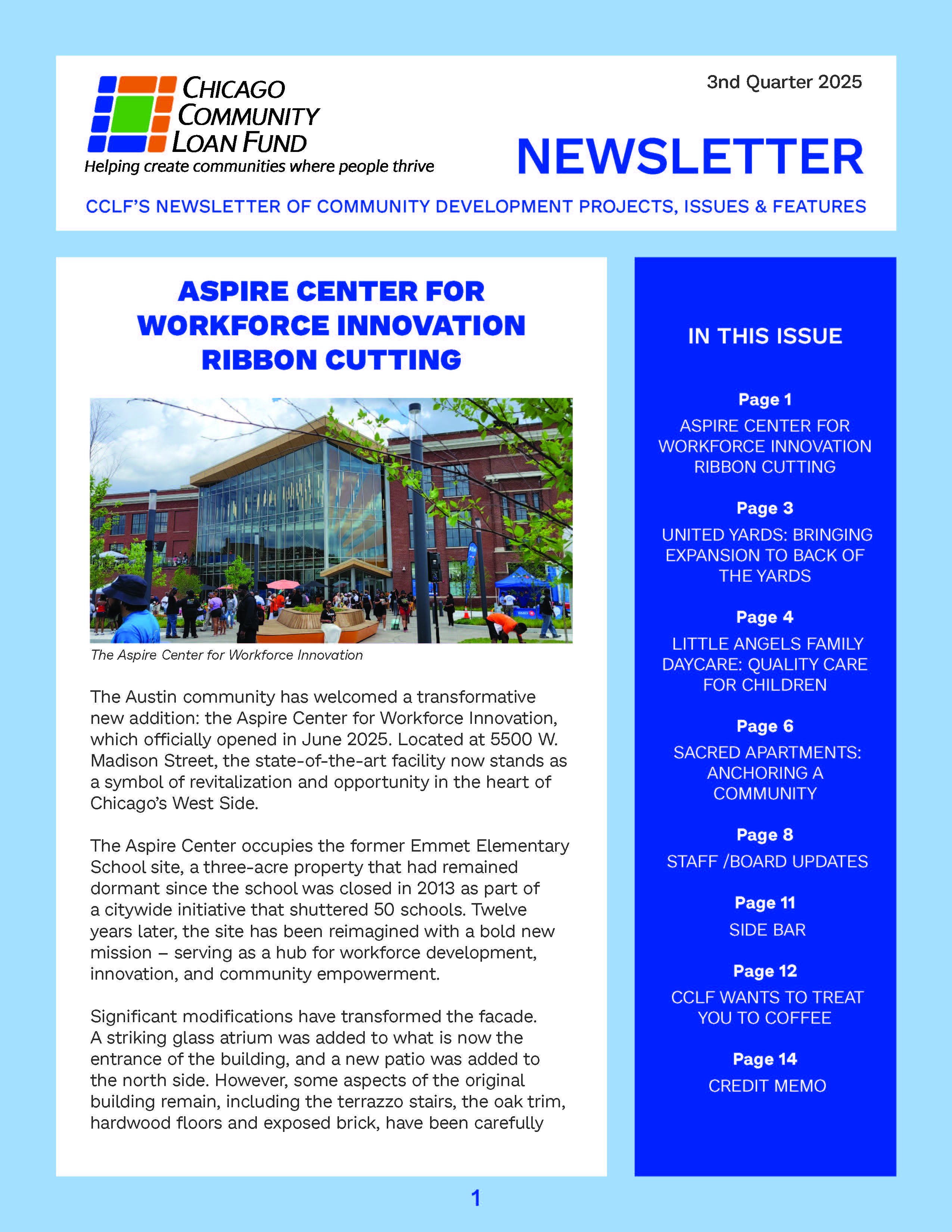 3rd Quarter 2025 Newsletter